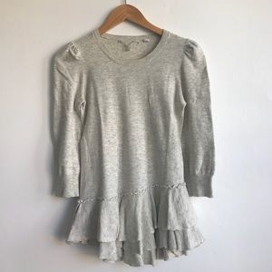 Knitted & Knotted (Anthropologie) ruffled sweater